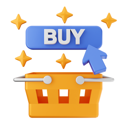 Buy Button  3D Icon