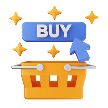 Buy Button  3D Icon