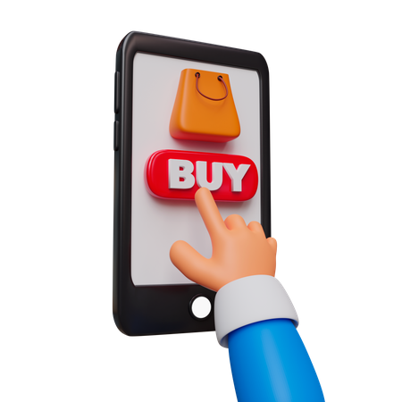 Buy Button  3D Icon