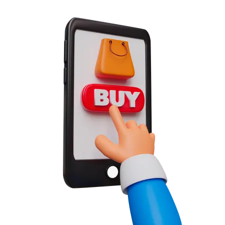 Buy Button  3D Icon