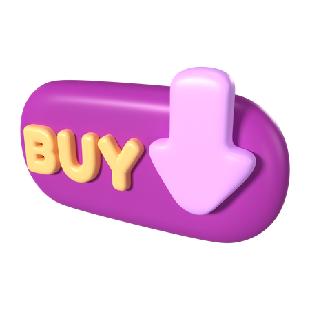 Buy Button  3D Icon