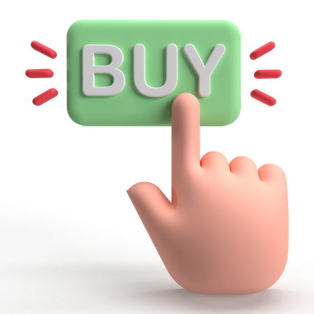 Buy Button  3D Icon