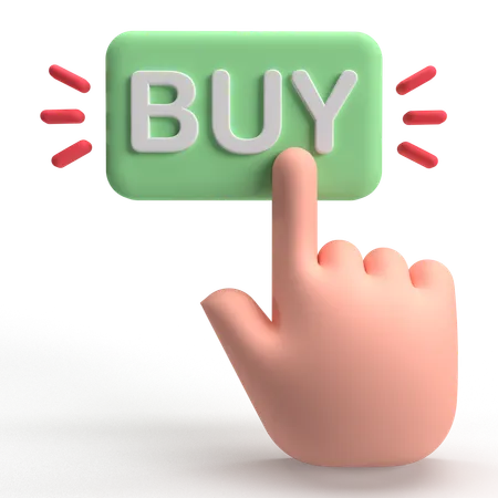 Buy Button  3D Icon