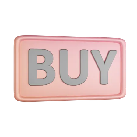 Buy Button  3D Icon