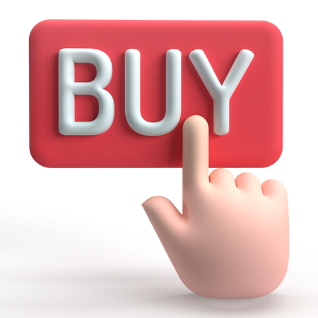 Buy Button  3D Icon