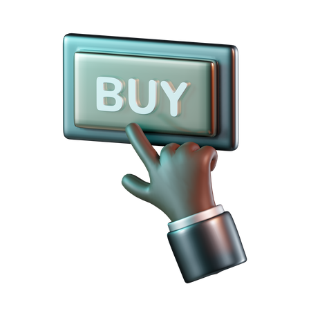 Buy Button  3D Icon