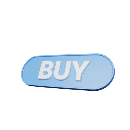 Buy button  3D Illustration