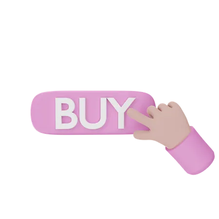 Buy Button  3D Illustration