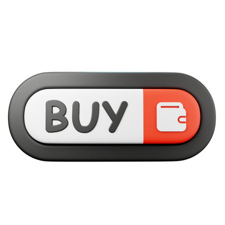 Buy Button 3D Illustration