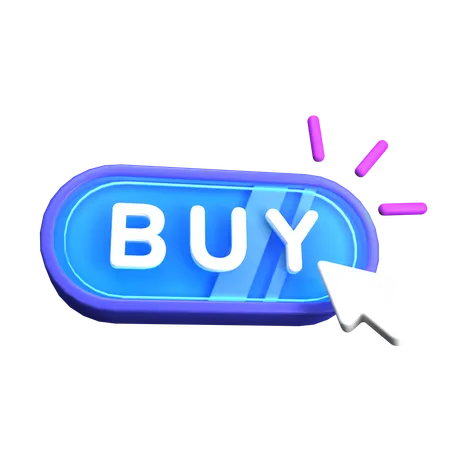 Buy Button 3D Illustration