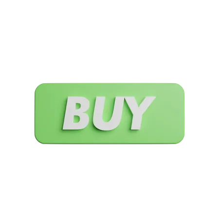 Buy Button 3D Icon