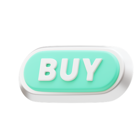 Buy Button 3D Icon