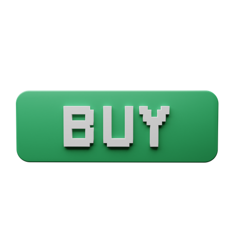 Buy Button Crypto 3D Illustration