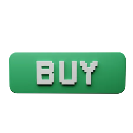 Buy Button Crypto 3D Illustration