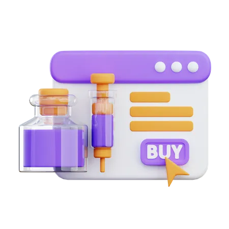 Buy Drugs  3D Icon