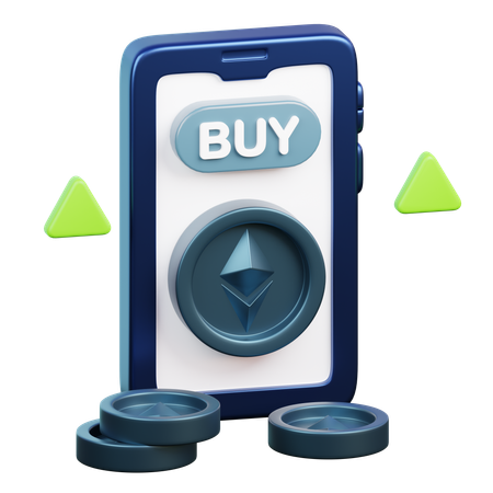 Buy Ethereum  3D Icon