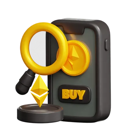 Buy Ethereum  3D Icon