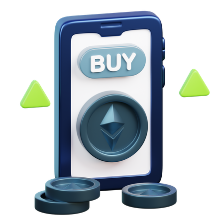 Buy Ethereum  3D Icon