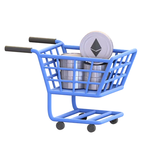 Buy Ethereum  3D Illustration