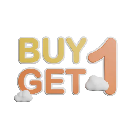 Buy Get One  3D Icon