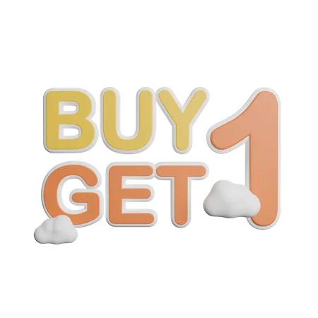 Buy Get One 3D Icon