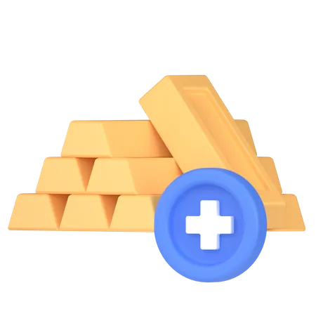 Buy Gold  3D Icon