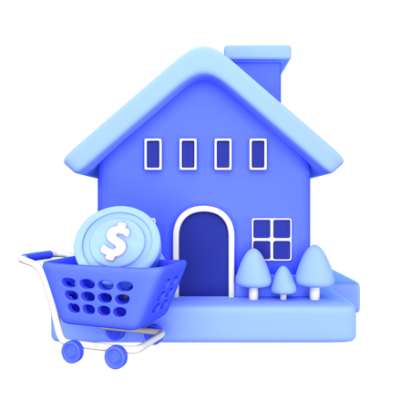 Buy Home  3D Icon