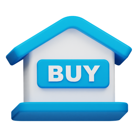 Buy House  3D Icon