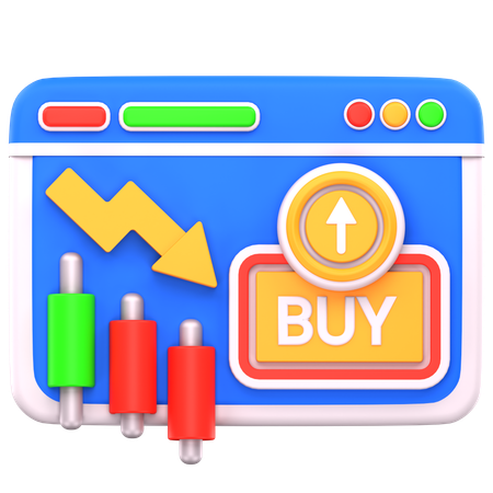 Buy Loss Stock  3D Icon