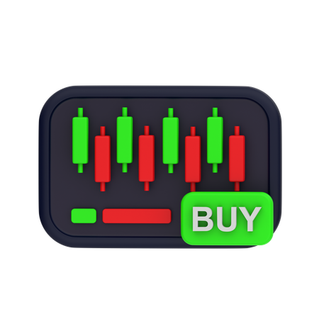 Buy market  3D Icon