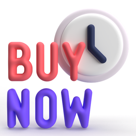 Buy Now  3D Icon