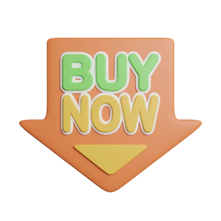 Buy Now Arrow Pointer 3D Icon