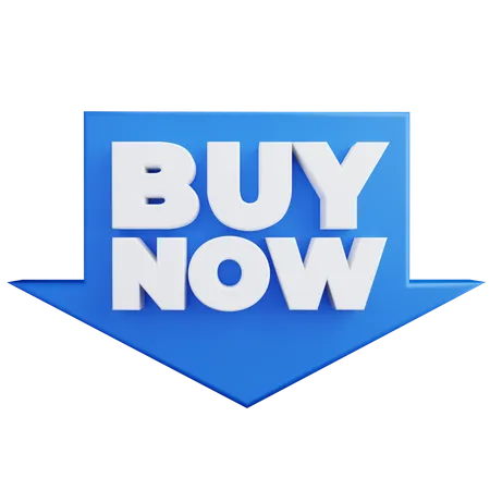 Buy Now Badge  3D Illustration