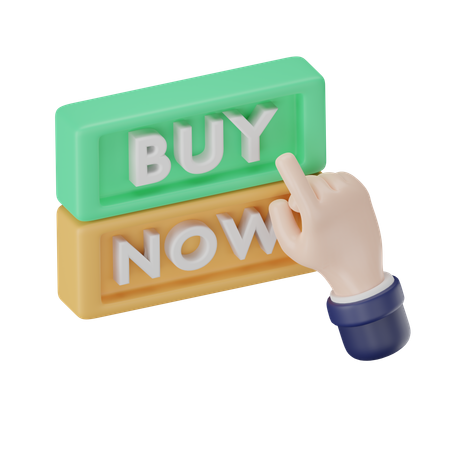 Buy Now Button  3D Icon