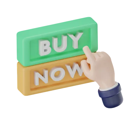 Buy Now Button  3D Icon