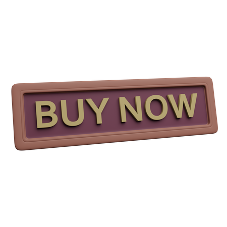 Buy Now Button  3D Icon