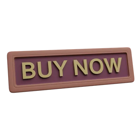 Buy Now Button  3D Icon