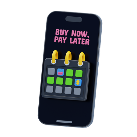 Buy Now Pay Later  3D Icon