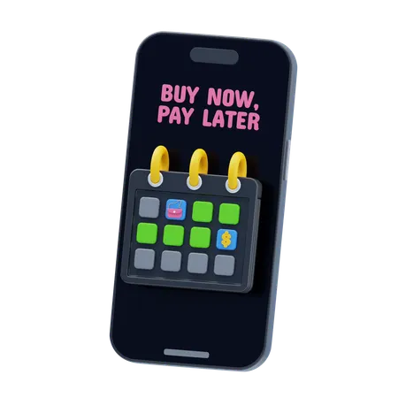 Buy Now Pay Later  3D Icon