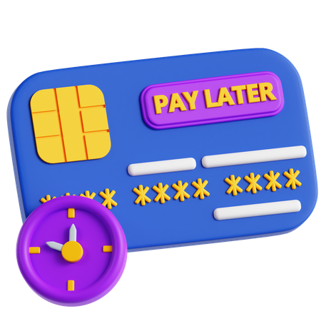 Buy Now Pay Later  3D Icon