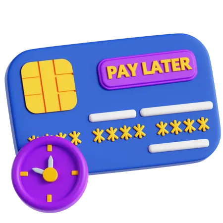 Buy Now Pay Later  3D Icon