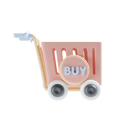 Buy Now Shop 3 D Illustration 3D Icon