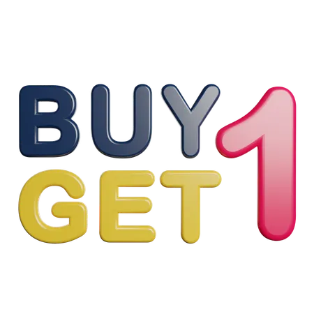 Buy One Get One 3D Icon