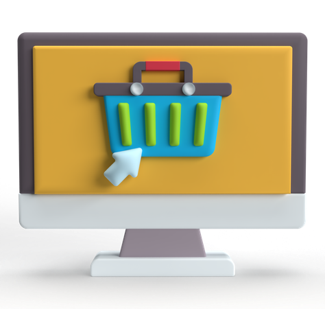 Buy Online  3D Icon