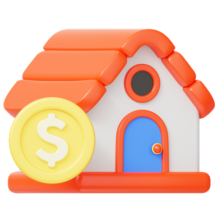 Buy Property  3D Icon