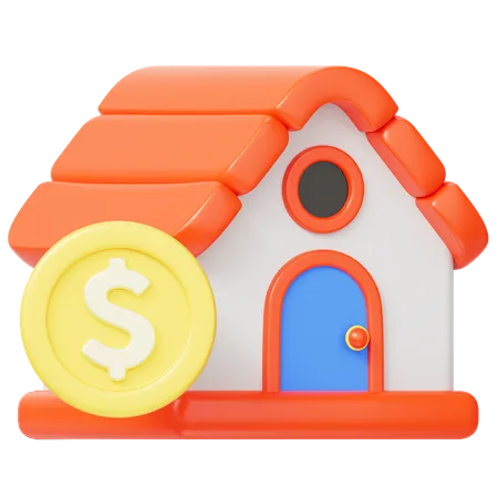 Buy Property  3D Icon