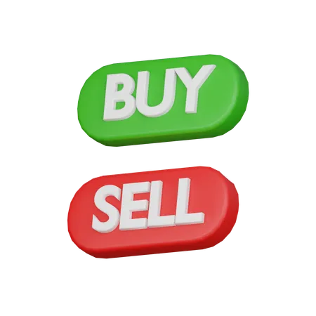 Buy / Sell  3D Icon