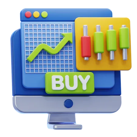 Buy Stock  3D Icon