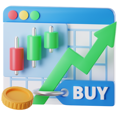 Buy Stock  3D Icon