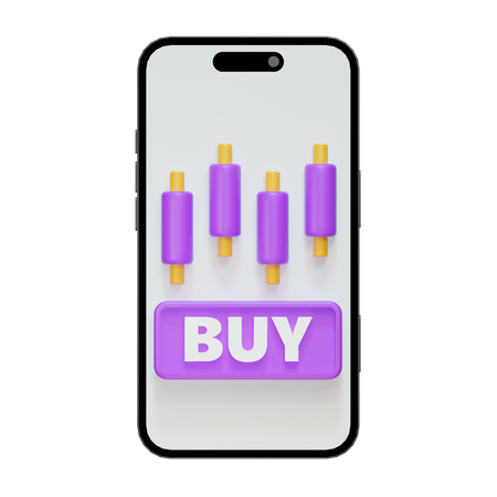 Buy Stock  3D Icon